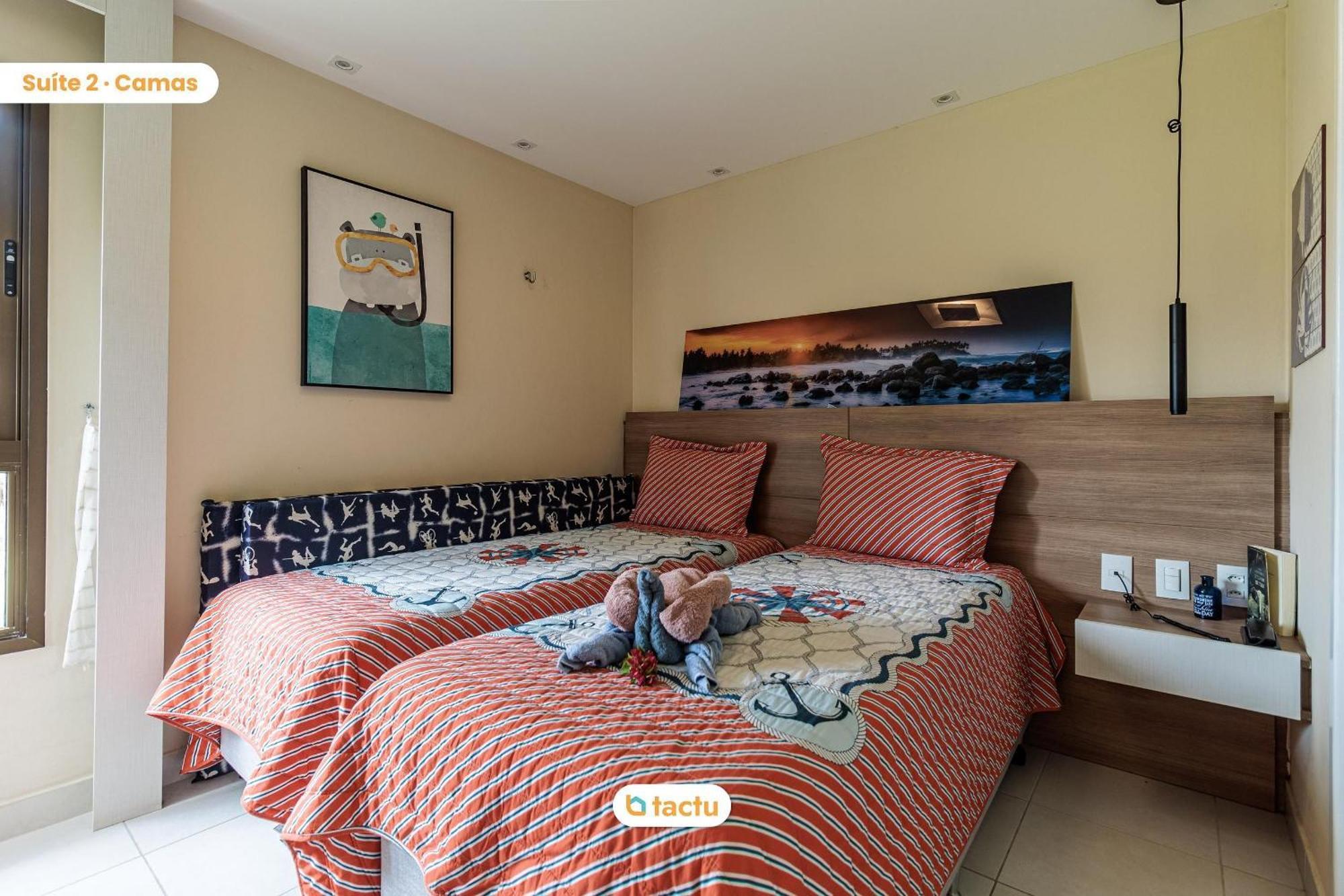 Bangalô térreo frente mar de 70 m2 com vista da praia no VG Sun Cumbuco por Tactu Exterior foto